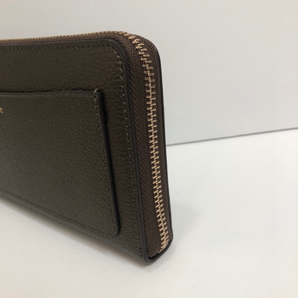 Kate Spade Lzip Continental Wallet Eva Ashmetallic - Picture 3 of 15